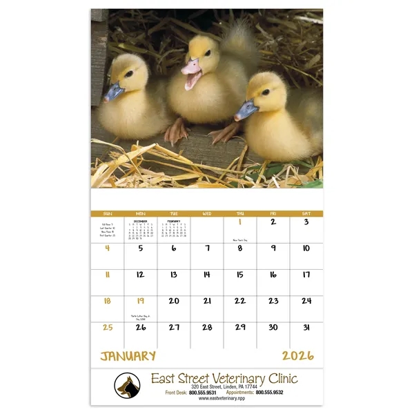 Good Value™ Baby Farm Animals - Stapled Calendar - Good Value™ Baby Farm Animals - Stapled Calendar - Image 3 of 6