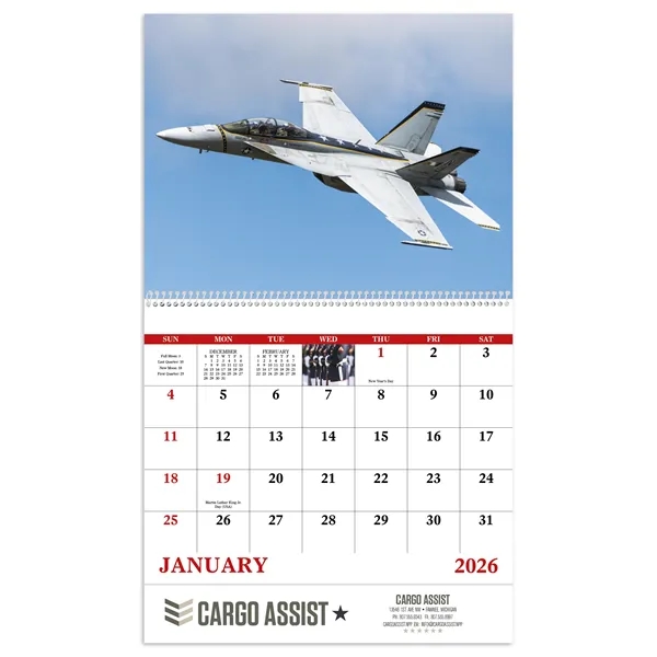 Good Value™ American Armed Forces - Spiral Calendar - Good Value™ American Armed Forces - Spiral Calendar - Image 3 of 6