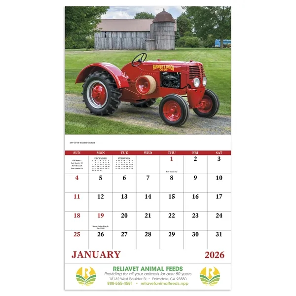 Good Value™ Classic Tractor - Stapled Calendar - Good Value™ Classic Tractor - Stapled Calendar - Image 3 of 5