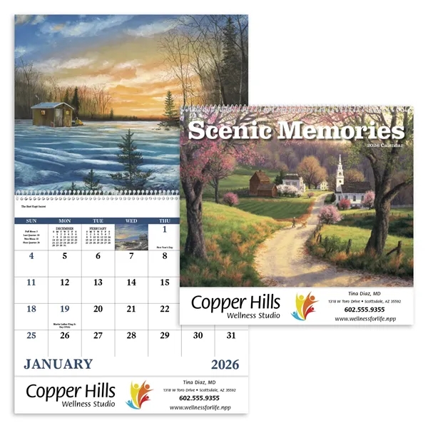 Good Value™ Scenic Memories - Spiral Calendar - Good Value™ Scenic Memories - Spiral Calendar - Image 6 of 6