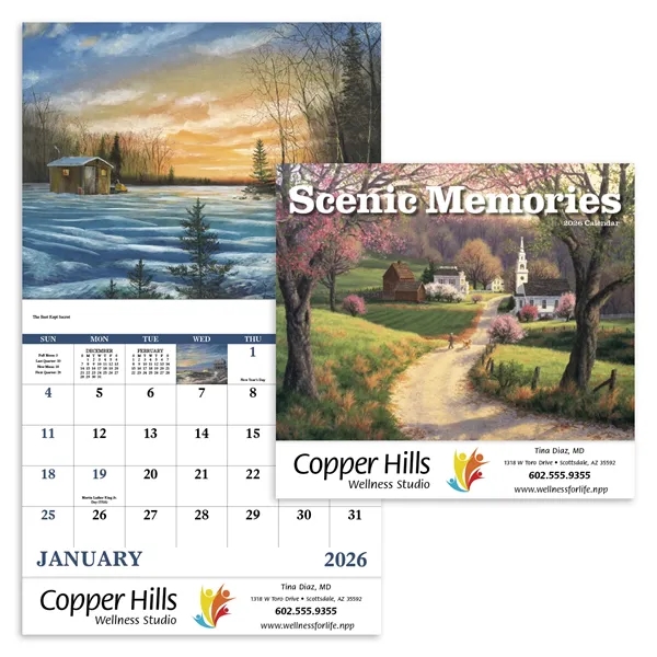 Good Value™ Scenic Memories - Stapled Calendar - Good Value™ Scenic Memories - Stapled Calendar - Image 5 of 6