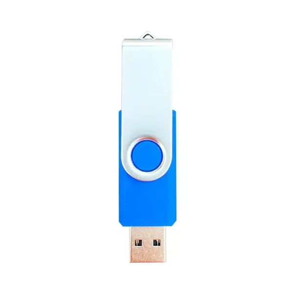 4GB Metal Swivel USB Flash Drive - 4GB Metal Swivel USB Flash Drive - Image 2 of 3
