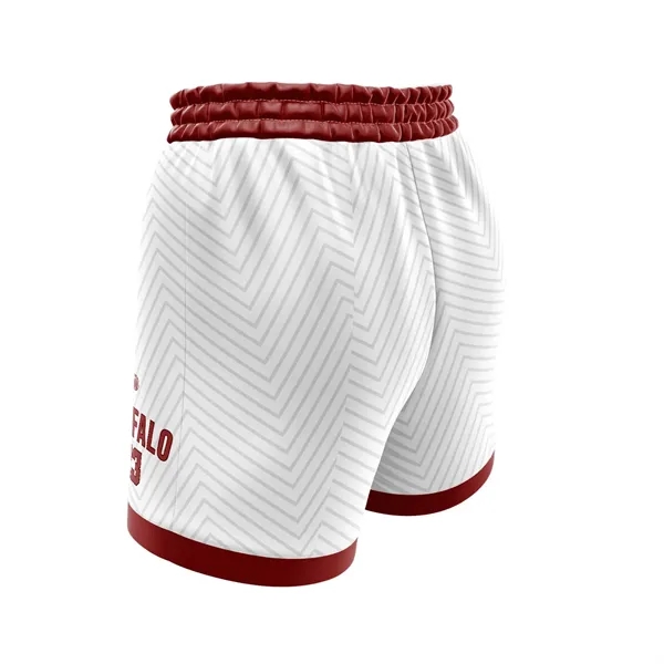 Women's Sublimation Basketball Shorts - Multiple Fabric - Women's Sublimation Basketball Shorts - Multiple Fabric - Image 2 of 10