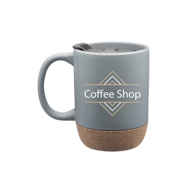 Ceramic Mug with Cork Bottom, 13 oz. - Ceramic Mug with Cork Bottom, 13 oz. - Image 1 of 11
