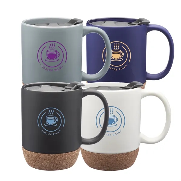 Ceramic Mug with Cork Bottom, 13 oz. - Ceramic Mug with Cork Bottom, 13 oz. - Image 4 of 11
