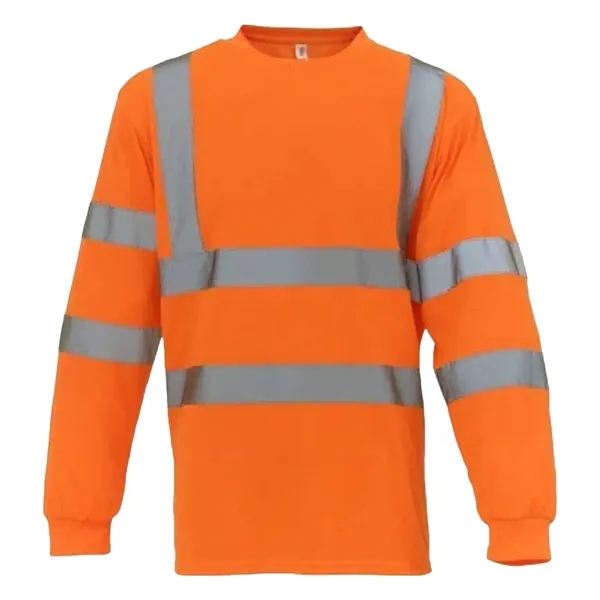 VISIPRO Long Sleeve Reflective Safety T-Shirt with Bands & - VISIPRO Long Sleeve Reflective Safety T-Shirt with Bands & - Image 0 of 5