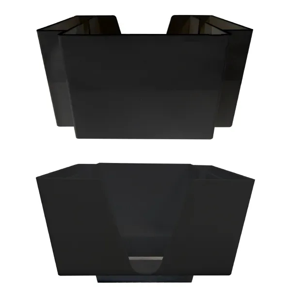White Plastic Napkin Caddy - White Plastic Napkin Caddy - Image 5 of 6