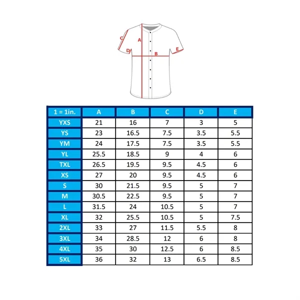 Women's Sublimation Full-Button Baseball Jersey - 150G - Women's Sublimation Full-Button Baseball Jersey - 150G - Image 3 of 3