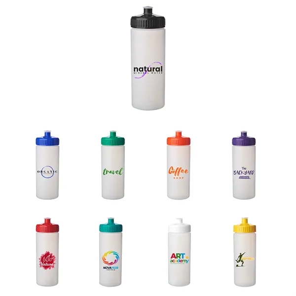 20 oz. Frosted Plastic Water Bottles - 20 oz. Frosted Plastic Water Bottles - Image 10 of 20