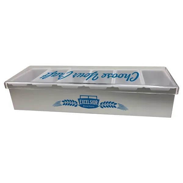 Black Metal Condiment Caddy - Black Metal Condiment Caddy - Image 5 of 5