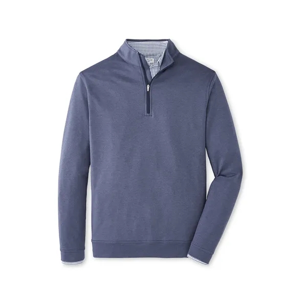 Peter Millar Men's Perth Performance Melange Quarter-Zip - Peter Millar Men's Perth Performance Melange Quarter-Zip - Image 2 of 4