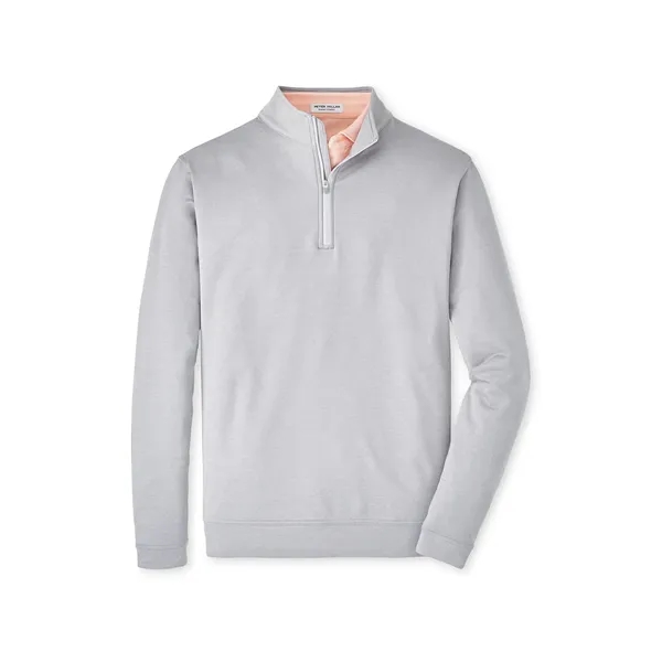 Peter Millar Men's Perth Performance Melange Quarter-Zip - Peter Millar Men's Perth Performance Melange Quarter-Zip - Image 1 of 4