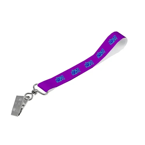 Custom Dye Sub Satin Wrist Phone Strap Single Sided Print - Custom Dye Sub Satin Wrist Phone Strap Single Sided Print - Image 0 of 3
