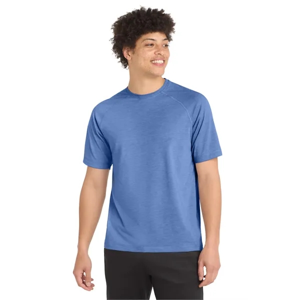 Sport-Tek PosiCharge Tri-Blend Wicking Raglan Tee. - Sport-Tek PosiCharge Tri-Blend Wicking Raglan Tee. - Image 30 of 64