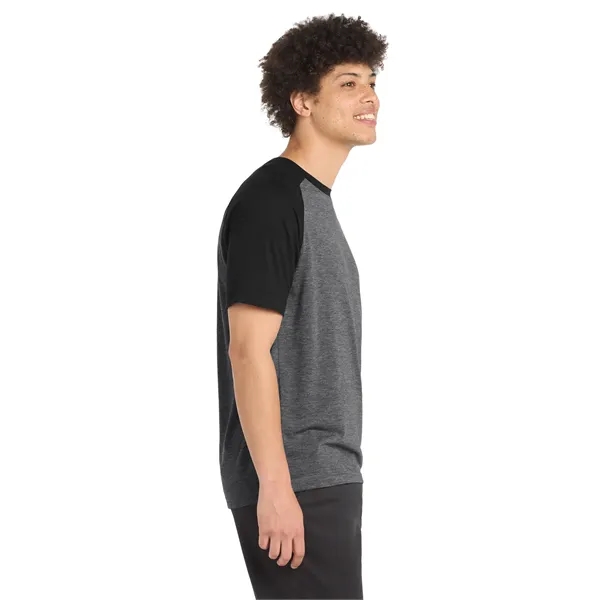 Sport-Tek PosiCharge Tri-Blend Wicking Raglan Tee. - Sport-Tek PosiCharge Tri-Blend Wicking Raglan Tee. - Image 54 of 64