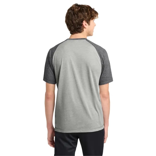Sport-Tek PosiCharge Tri-Blend Wicking Raglan Tee. - Sport-Tek PosiCharge Tri-Blend Wicking Raglan Tee. - Image 56 of 64