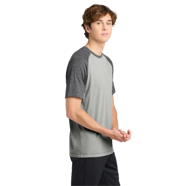 Sport-Tek PosiCharge Tri-Blend Wicking Raglan Tee. - Sport-Tek PosiCharge Tri-Blend Wicking Raglan Tee. - Image 57 of 64