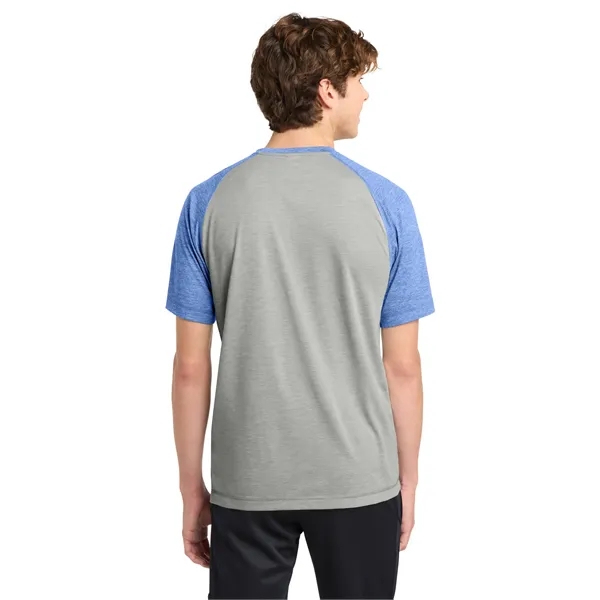 Sport-Tek PosiCharge Tri-Blend Wicking Raglan Tee. - Sport-Tek PosiCharge Tri-Blend Wicking Raglan Tee. - Image 59 of 64