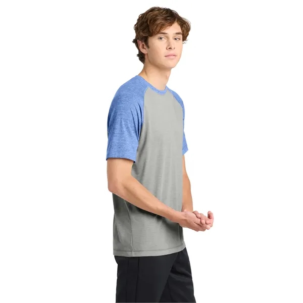 Sport-Tek PosiCharge Tri-Blend Wicking Raglan Tee. - Sport-Tek PosiCharge Tri-Blend Wicking Raglan Tee. - Image 60 of 64