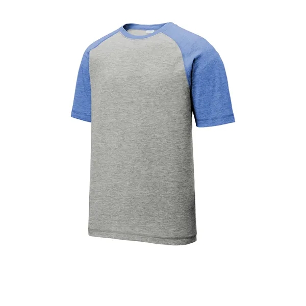 Sport-Tek PosiCharge Tri-Blend Wicking Raglan Tee. - Sport-Tek PosiCharge Tri-Blend Wicking Raglan Tee. - Image 61 of 64