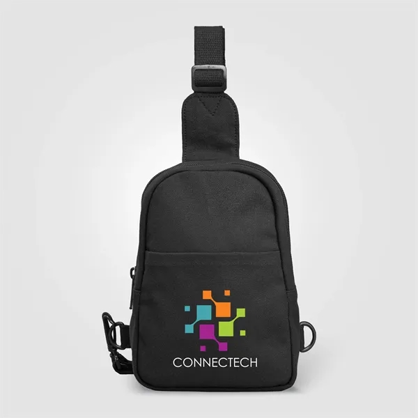 Custom Canyon 12oz. Recycled Cotton Adjustable Strap Crossbody Bag
