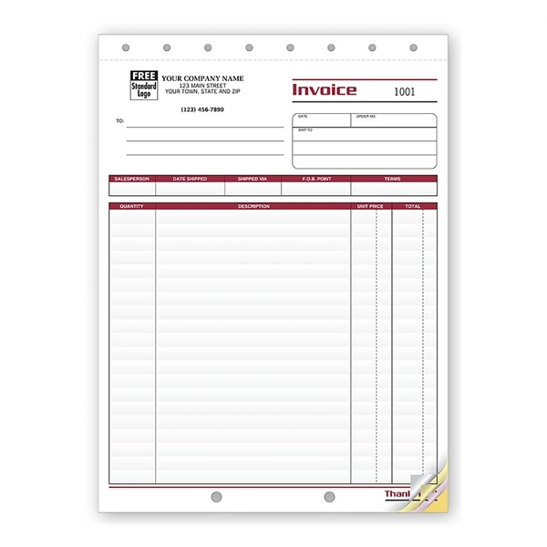 Shipping Invoices, Large - Shipping Invoices, Large - Image 0 of 0
