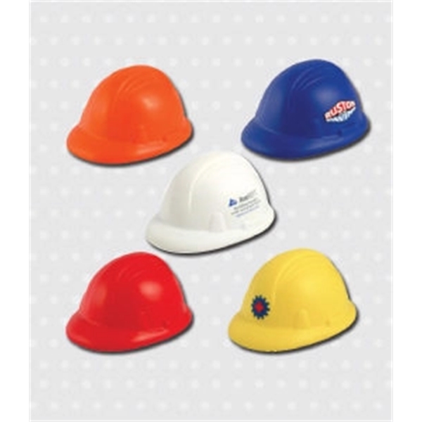 Hard Hat Shaped Stress Ball - Hard Hat Shaped Stress Ball - Image 0 of 0