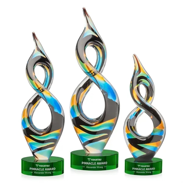 Cosenzo Award on Stanrich Base - Green - Cosenzo Award on Stanrich Base - Green - Image 0 of 5