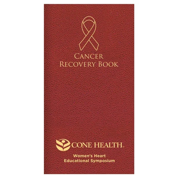 Cancer Recovery Book --  Leatherette Cover 4" x 8" - Cancer Recovery Book --  Leatherette Cover 4" x 8" - Image 0 of 8