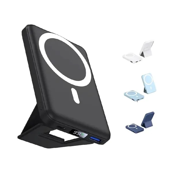 10000mAh Fast Magnetic Foldable Portable Wireless Charger - 10000mAh Fast Magnetic Foldable Portable Wireless Charger - Image 0 of 4