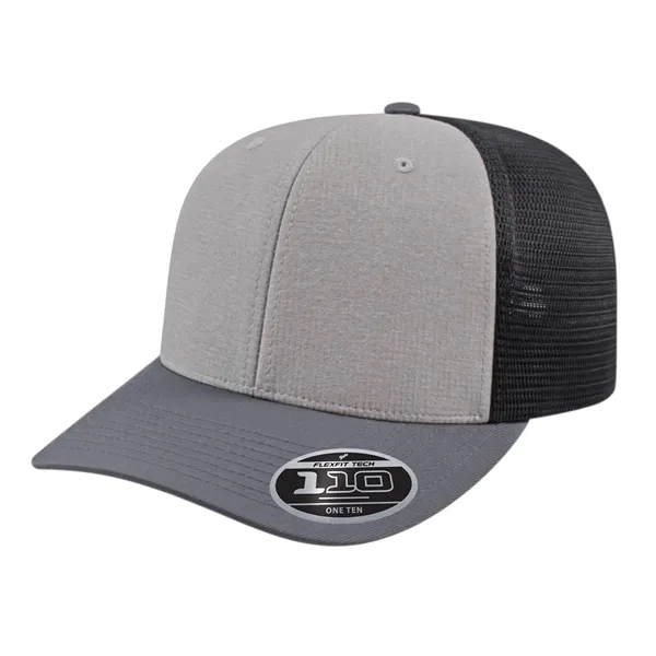 Melange Trucker Mesh Back Cap - Melange Trucker Mesh Back Cap - Image 6 of 7