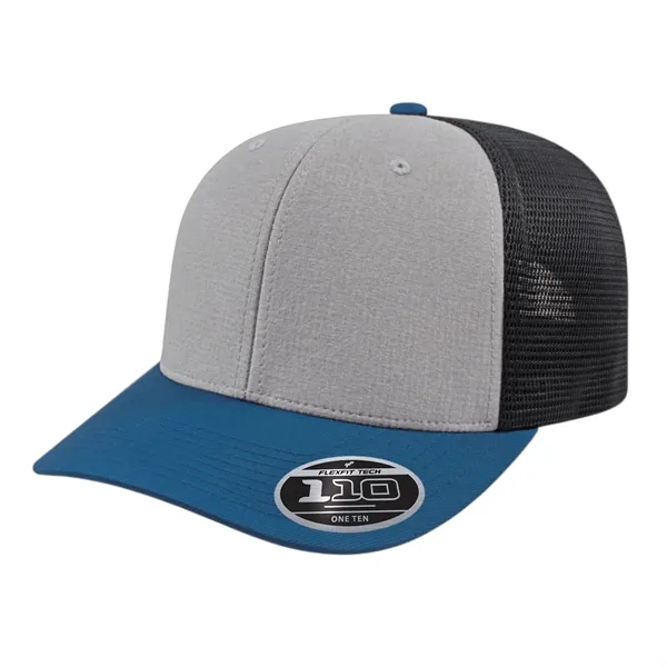 Melange Trucker Mesh Back Cap - Melange Trucker Mesh Back Cap - Image 5 of 7