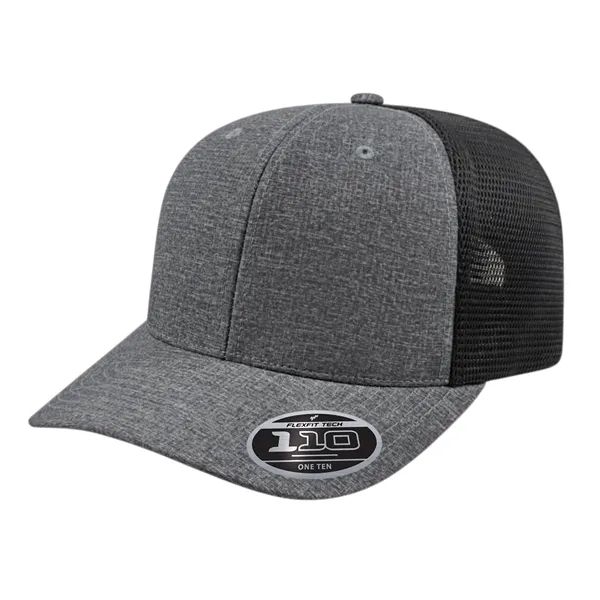 Melange Trucker Mesh Back Cap - Melange Trucker Mesh Back Cap - Image 4 of 7