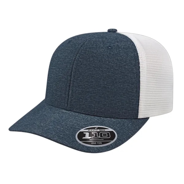 Melange Trucker Mesh Back Cap - Melange Trucker Mesh Back Cap - Image 3 of 7