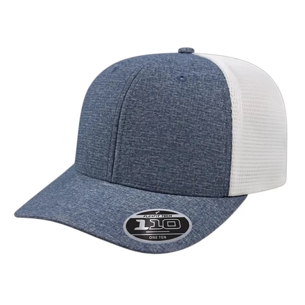 Melange Trucker Mesh Back Cap - Melange Trucker Mesh Back Cap - Image 2 of 7