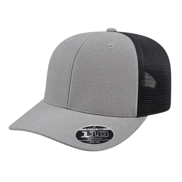 Melange Trucker Mesh Back Cap - Melange Trucker Mesh Back Cap - Image 1 of 7