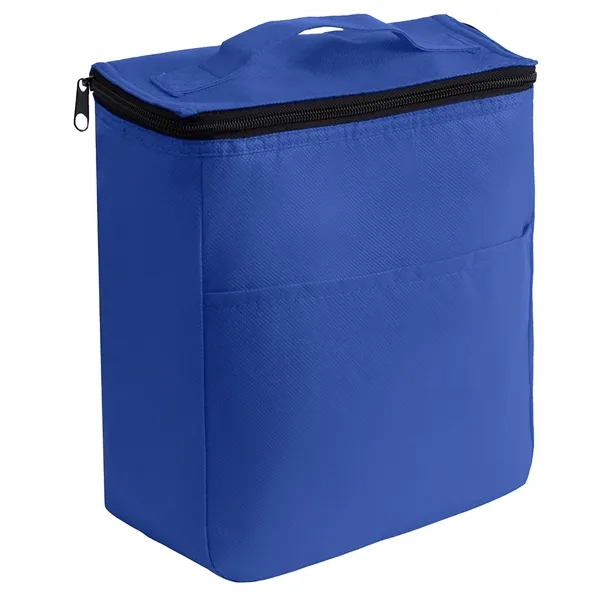 Non-woven Food Safe Foil Lining Lunch Bag w/ Zipper closure