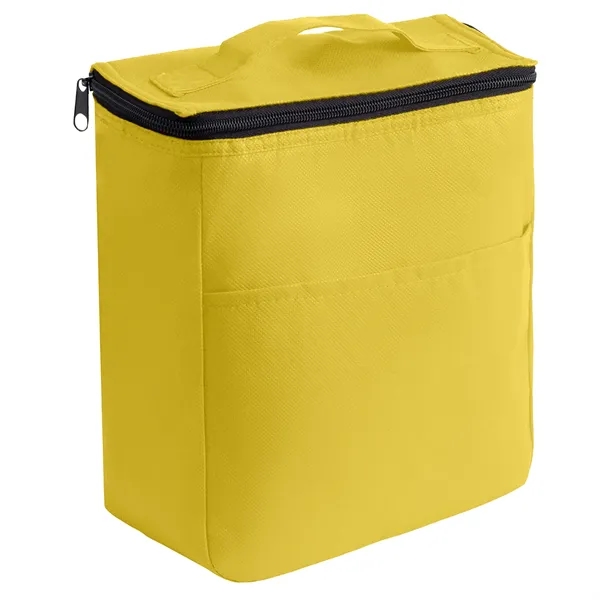 Non-woven Food Safe Foil Lining Lunch Bag w/ Zipper closure