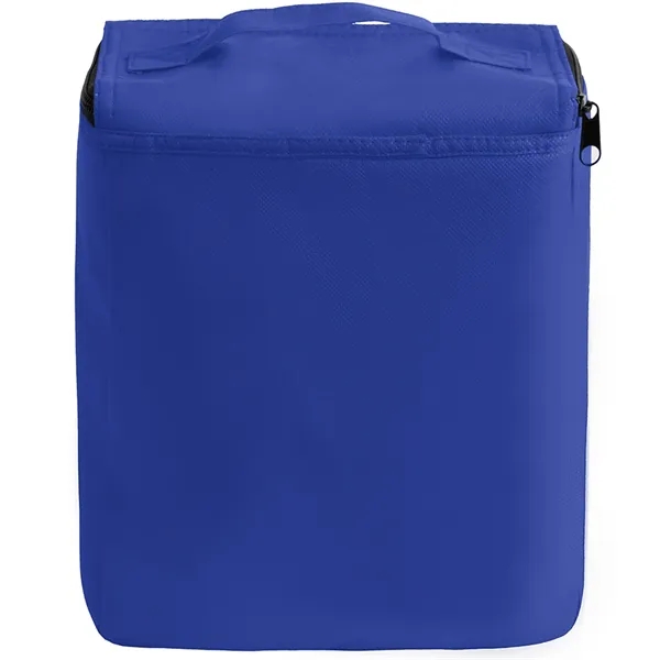 Non-woven Food Safe Foil Lining Lunch Bag w/ Zipper closure