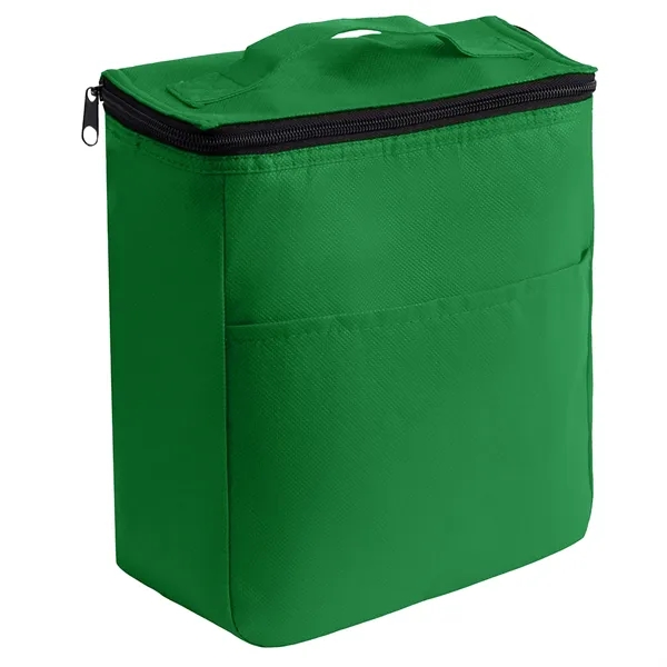 Non-woven Food Safe Foil Lining Lunch Bag w/ Zipper closure