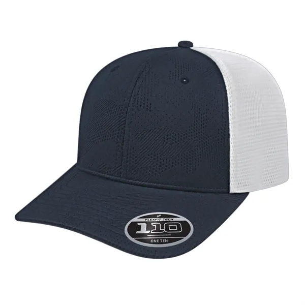 Jacquard Trucker Mesh Back Cap - Jacquard Trucker Mesh Back Cap - Image 3 of 4