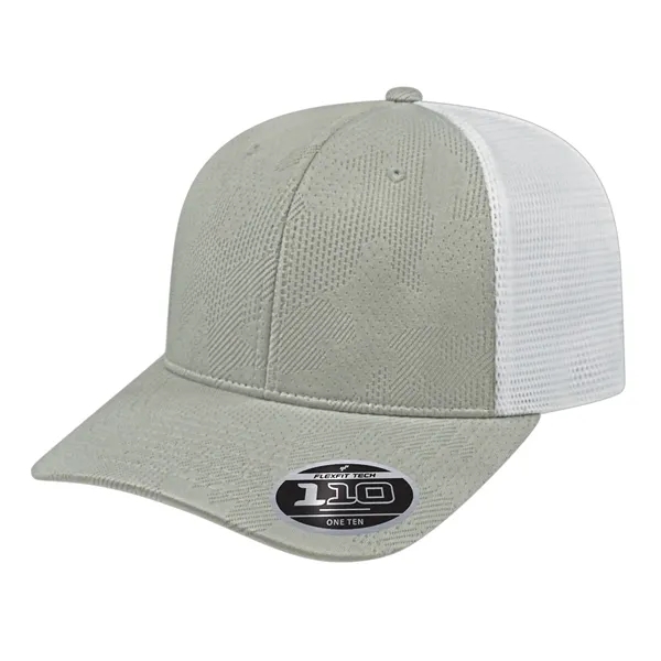 Jacquard Trucker Mesh Back Cap - Jacquard Trucker Mesh Back Cap - Image 2 of 4