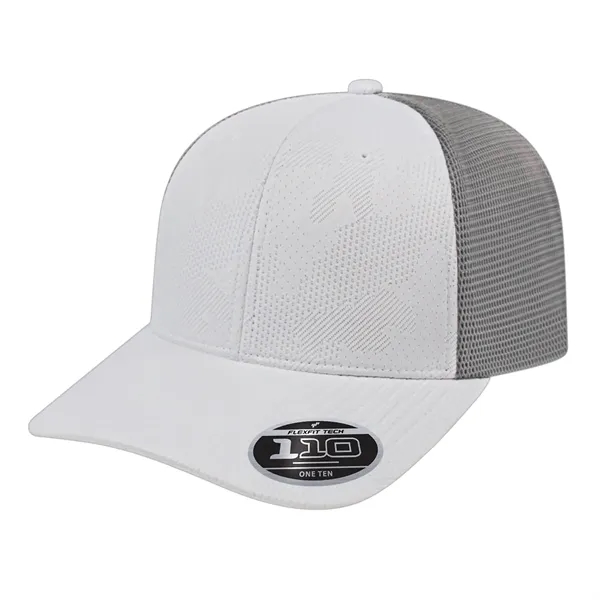 Jacquard Trucker Mesh Back Cap - Jacquard Trucker Mesh Back Cap - Image 1 of 4