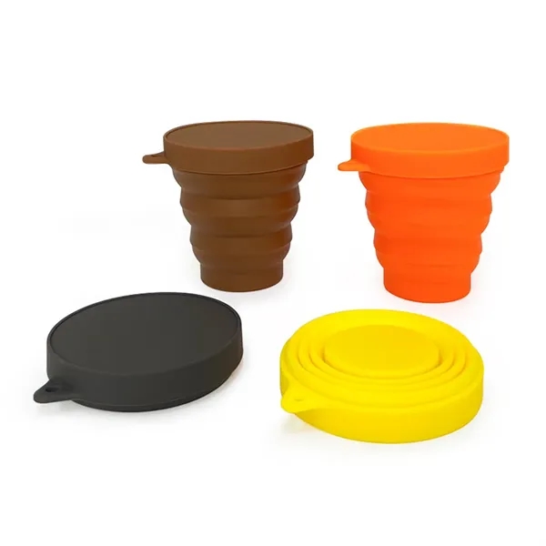 5oz Collapsible Silicone Cup - 5oz Collapsible Silicone Cup - Image 3 of 15