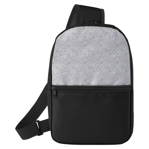 Patchwork Eco Friendly Crossbody Sling Bag - Patchwork Eco Friendly Crossbody Sling Bag - Image 1 of 15
