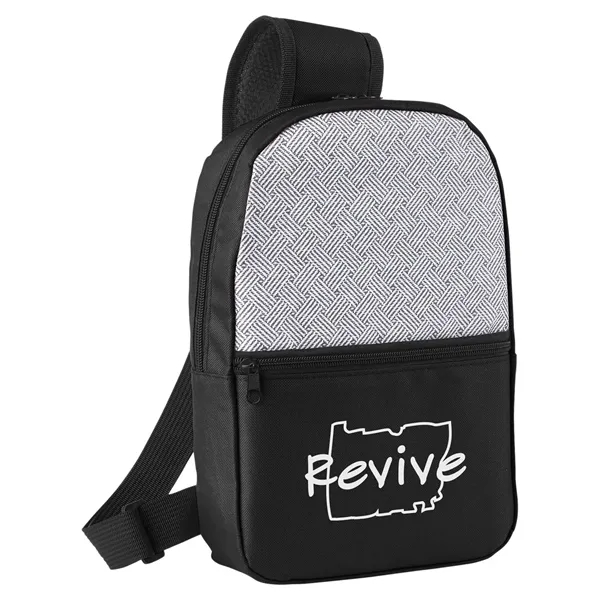 Patchwork Eco Friendly Crossbody Sling Bag - Patchwork Eco Friendly Crossbody Sling Bag - Image 4 of 15