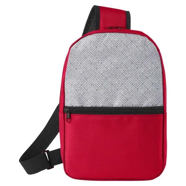Patchwork Eco Friendly Crossbody Sling Bag - Patchwork Eco Friendly Crossbody Sling Bag - Image 9 of 15