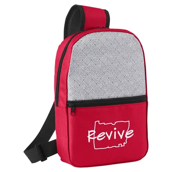 Patchwork Eco Friendly Crossbody Sling Bag - Patchwork Eco Friendly Crossbody Sling Bag - Image 12 of 15