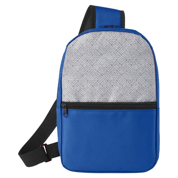 Patchwork Eco Friendly Crossbody Sling Bag - Patchwork Eco Friendly Crossbody Sling Bag - Image 13 of 15
