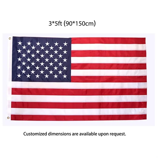 Embroidered American Flag - Embroidered American Flag - Image 1 of 2